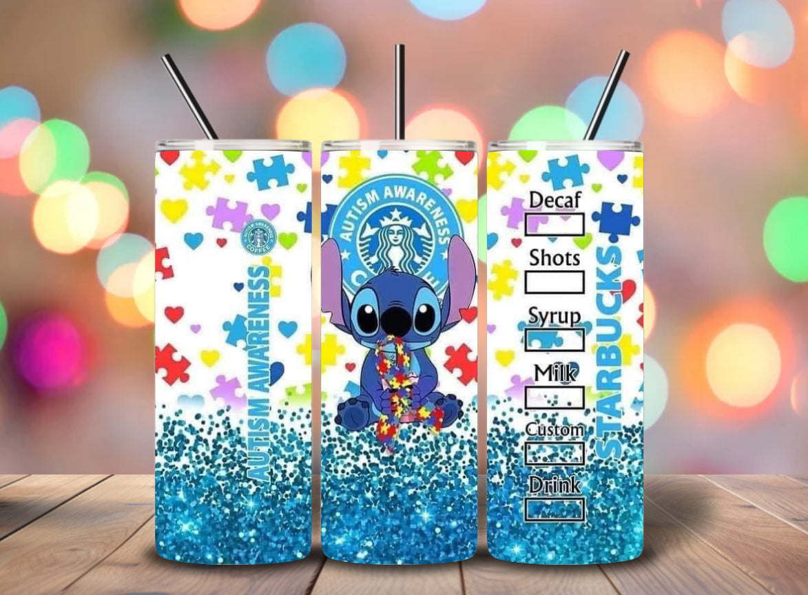 Autism awareness with stitch