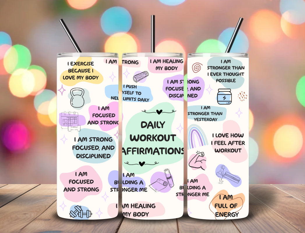 Daily workout affirmations