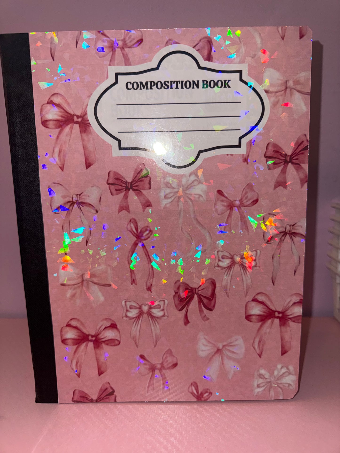 Bow composition notebook