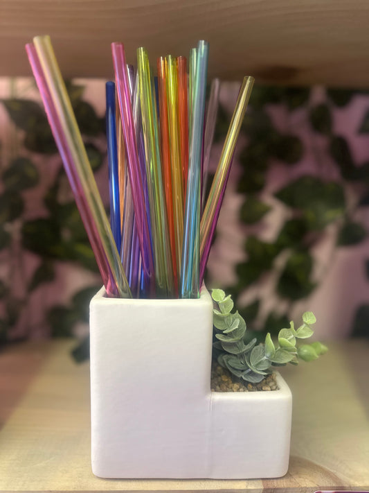 Colored straw